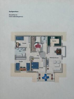 Foto - Helle 6-Zimmer Maisonette Wohnung, 2 Balkone, 125m²