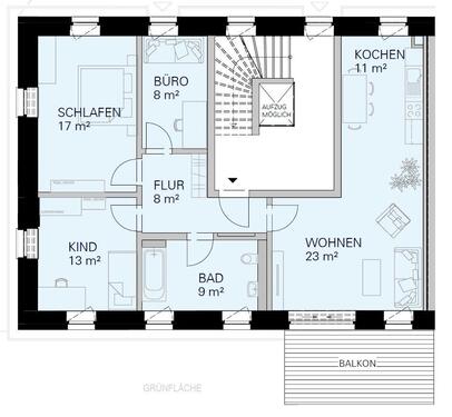 Foto - Moderne Wohnung mit Fußbodenheizung, Erstbezug