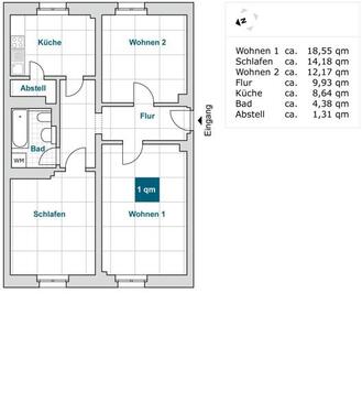 Foto - Etagenwohnung zur Miete in Dresden