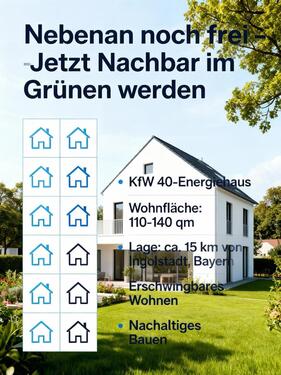 Foto - Neubau Doppelhaushälfte 15 km von Ingolstadt
