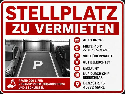 Foto - Stellplatz zu vermieten – Videoüberwacht & sicher