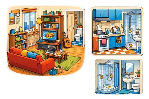 Foto - 1 ZKB in Scharzfeld ca.45qm - 420,00&nbsp;EUR Kaltmiete, ca.&nbsp; 45,00&nbsp;m&sup2;