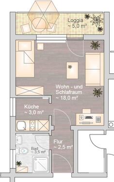 Foto - Etagenwohnung zur Miete in Bad Wildungen