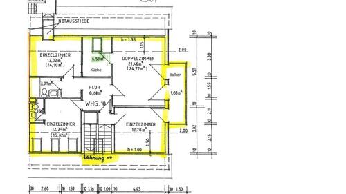 Foto - 2 Zimmer Dachgeschoßwohnung zur Miete in Holzminden