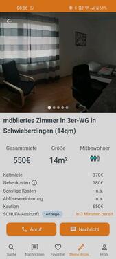 Foto - möbliertes Zimmer in Schwieberdingen WG Zimmer