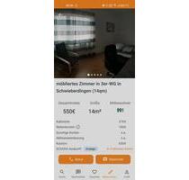 möbliertes Zimmer in Schwieberdingen WG Zimmer