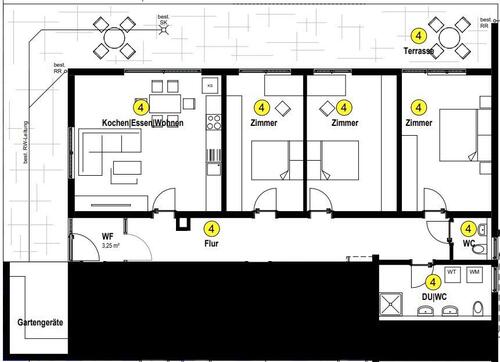 Foto - Schöne 3,5-Zimmer-Wohnung in ruhiger Lage