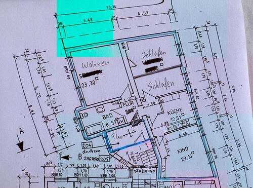 Foto - großzügigge 4 Zi-Wohnung - 620,00&nbsp;EUR Kaltmiete, ca.&nbsp; 108,00&nbsp;m&sup2;