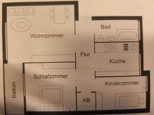 Foto - 3 Zimmer Etagenwohnung zur Miete in Stade