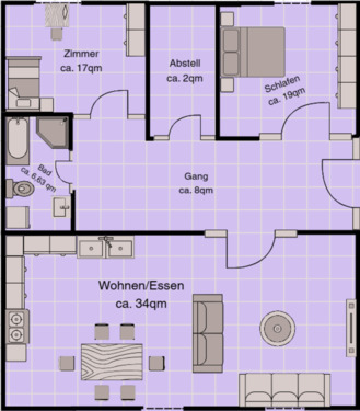 Foto - 3 Zimmer Etagenwohnung zur Miete in Reimlingen