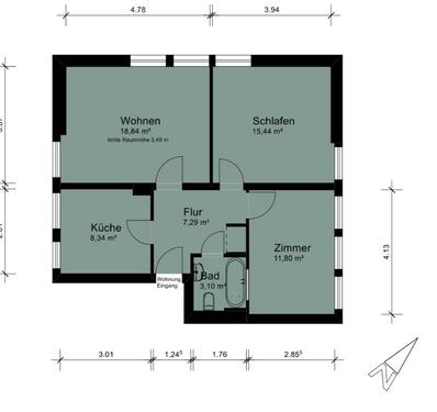 Foto - Etagenwohnung zur Miete in Münster