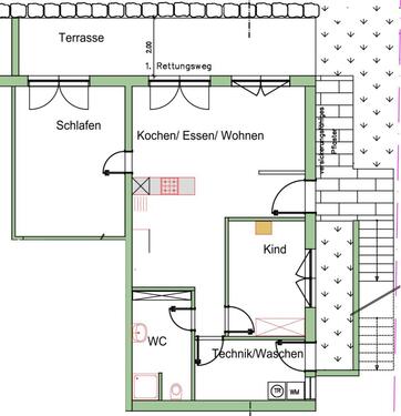 Foto - Wohnung in Kappelrodeck - 1.150,00 EUR Kaltmiete,