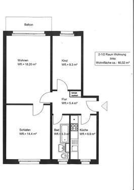 Foto - Etagenwohnung in Grimmen zur Miete