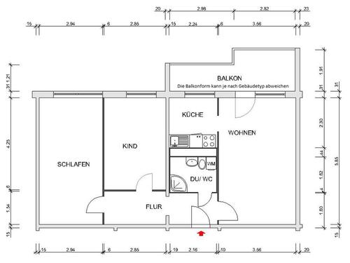 Foto - 3 Zimmer Etagenwohnung zur Miete in Chemnitz
