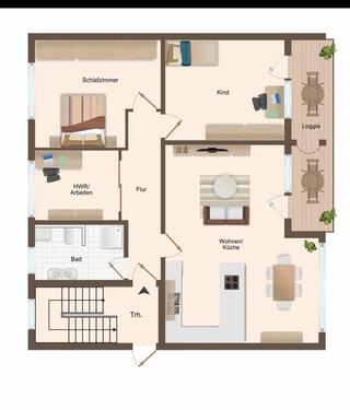Foto - 3.5 Zimmer Etagenwohnung zum Kaufen in Oberstaufen