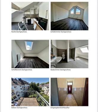 Foto - 3 Zimmer Dachgeschoßwohnung zur Miete in Dortmund