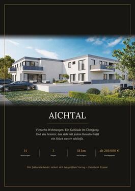 Foto - Aichtal: Exklusive 2-Zimmer-Wohnung – regulär 295k Phase 1 269k