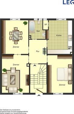 Foto - 3 Zimmer Erdgeschoßwohnung zur Miete in Beckum