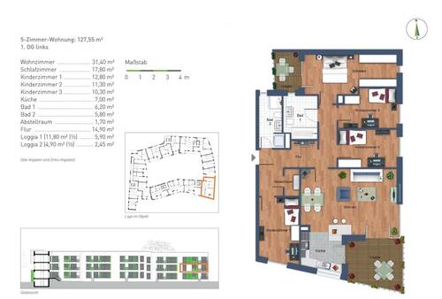 Foto - 5-Zimmer Wohnung Courtagefrei in Hamburg-Wilhelmsburg