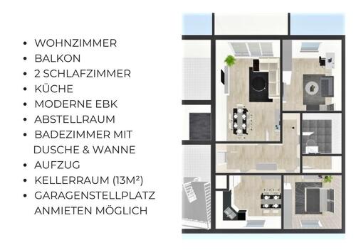 Foto - 3 Zimmer Etagenwohnung zur Miete in Diepholz