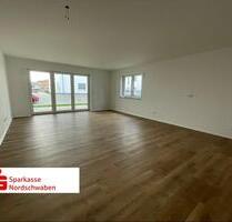 Zur Miete: 2-Zimmer-Neubauwohnung im Erdgeschoss! - Lauingen (Donau)