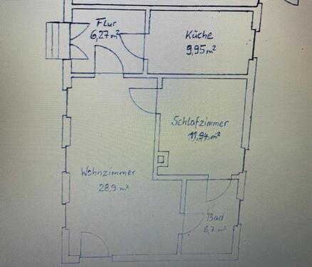 Foto - 2 Zimmer Erdgeschosswohnung, 63,7qm, zu vermieten