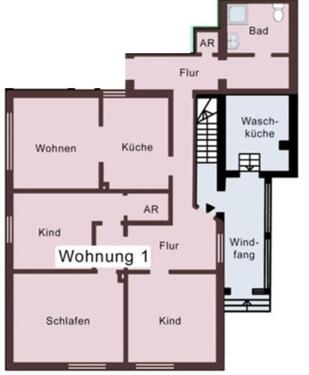 Foto - 4 Zimmer Erdgeschoßwohnung zur Miete in Löhne