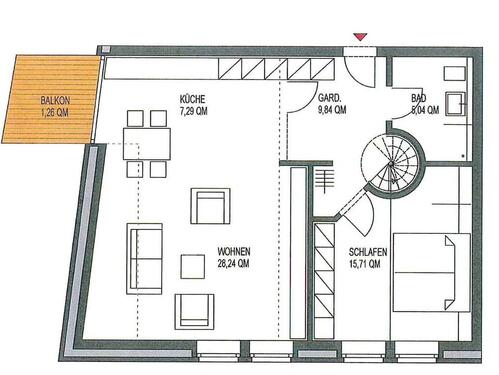 Foto - Etagenwohnung in Tellingstedt