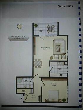 Foto - Helle 2,5 Zimmer Wohnung Stellplatz Keller 1 Minute bis zum REWE