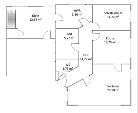 Foto - Zentral gelegene Erdgeschoss Wohnung