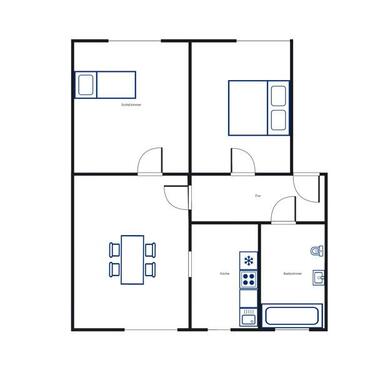 Foto - 3 Zimmer Etagenwohnung zur Miete in Kassel