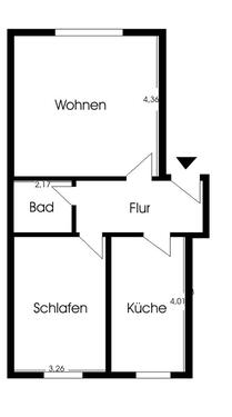 Foto - 2 Zimmer Etagenwohnung zum Kaufen in Wilhelmshaven