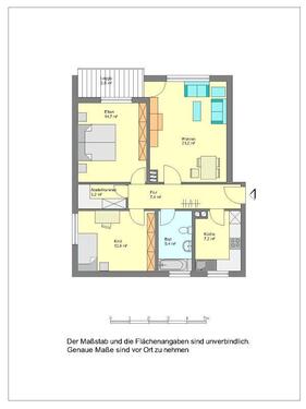 Foto - 3-Zimmer-Wohnung in Herford! - 540,00 EUR Kaltmiete,