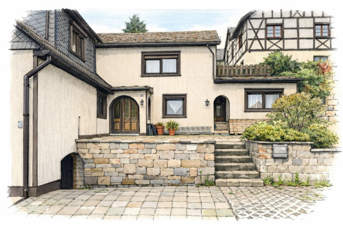 Foto - Charmantes Einfamilienhaus mit Felsenkeller & viel Potential