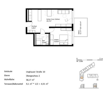 Foto - Erstbezug - 2 Zimmerwohnung mit Garage (Wallbox mögl.) Burghausen
