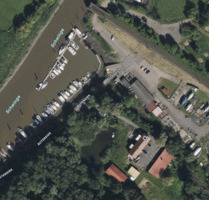 Bootsstellplatz Außenstellplatz für Boote direkt am Yachthafen - Stade Bützfleth