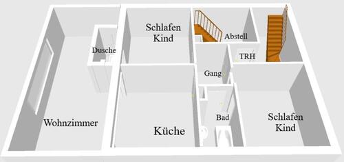 Foto - Wohnung ab sofort zu vermieten - 550,00 EUR Kaltmiete,