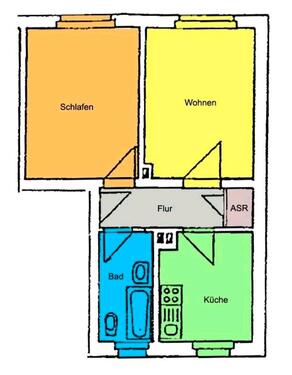 Foto - 2 Zimmer Etagenwohnung zur Miete in Großharthau