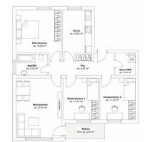 Modernisierte 4 Zimmer Wohnung - Ab 1. Juni frei - WG geeignet - Langweid am Lech