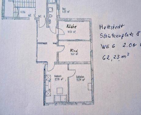 Foto - 3 Zimmer Etagenwohnung in Hettstedt