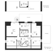 OG Wohnung im ZFH – 4 Zimmer, Gartenanteil – Erstbezug - Weyhe