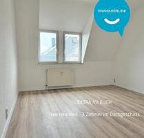 3-Raum • Dachgeschoss • schöner Grundriss • Bad mit Wanne • modernes Laminat • gepflegtes Haus - Chemnitz Ebersdorf