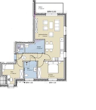 Foto - 3 Zimmer Etagenwohnung in Berge