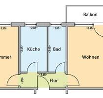 2-Raum Wohnung in der Südstadt zu vermieten! - Papendorf