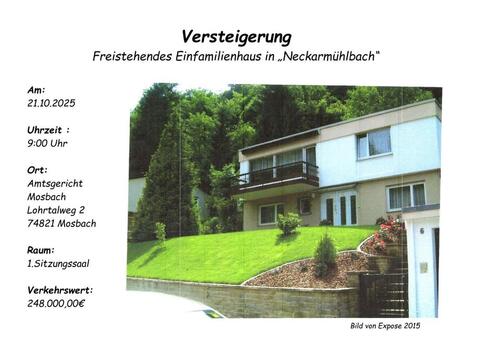 Foto - Schönes Häusschen in Neckarmühlbach zur Versteigerung