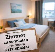 Möbliertes Zimmer in Bremerhaven – sofort frei – WLAN