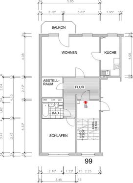 Foto - 2 Zimmer Etagenwohnung zur Miete in Chemnitz