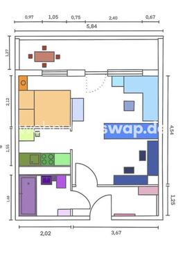 Foto - 1 Zimmer Etagenwohnung zur Miete in Berlin