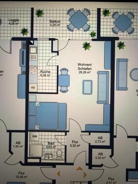 Foto - Etagenwohnung in Sanitz zur Miete