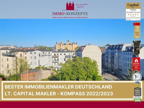 Foto - Attraktive 2-Zimmer-Wohnung mit Balkon und traumhaftem Schlossblick sowie Aufzug